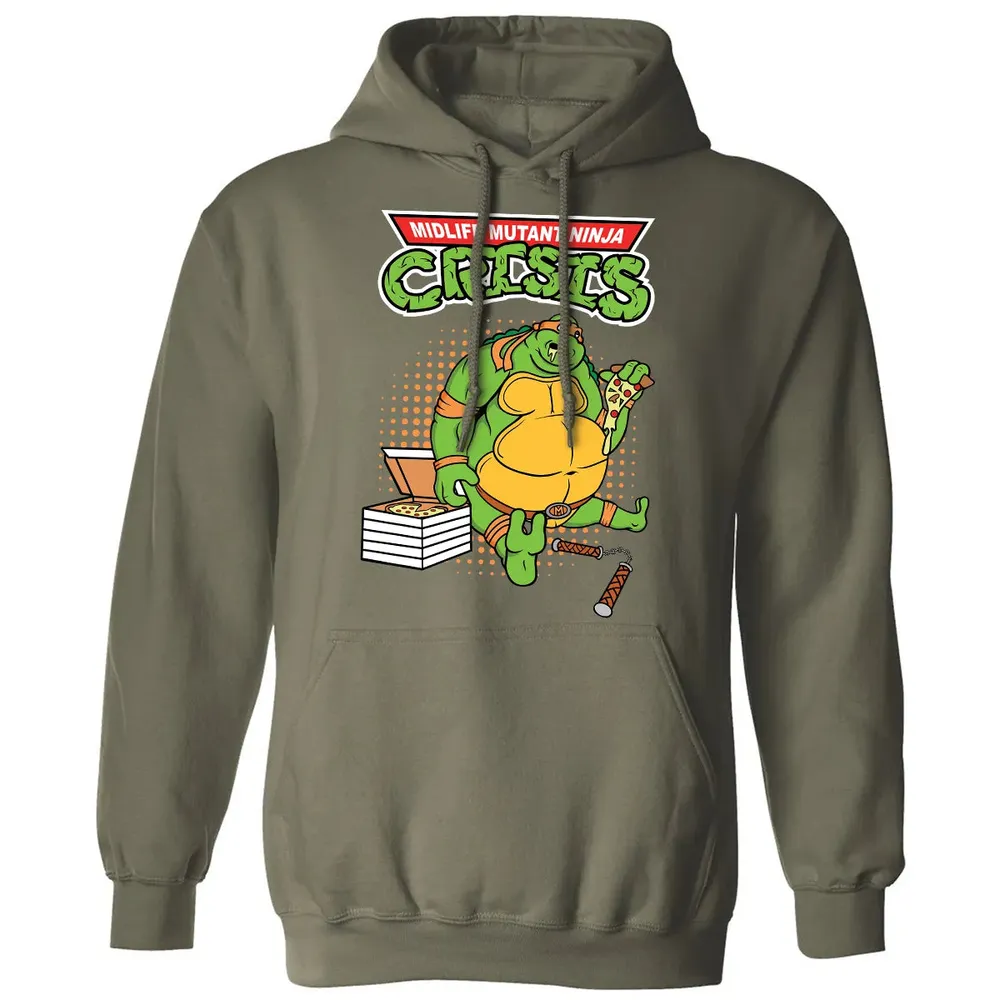 Midlife Mutant Ninja Crisis Classic Unisex Hoodie - 4