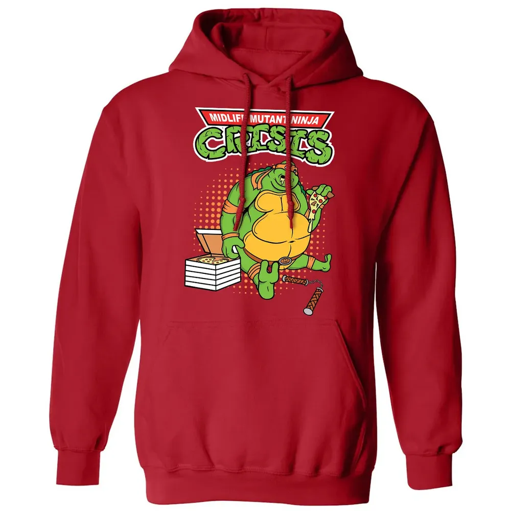 Midlife Mutant Ninja Crisis Classic Unisex Hoodie - 5