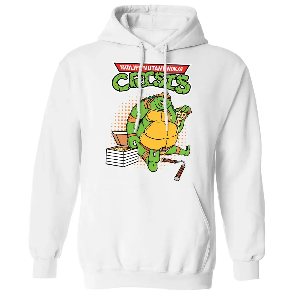 Midlife Mutant Ninja Crisis Classic Unisex Hoodie - 11