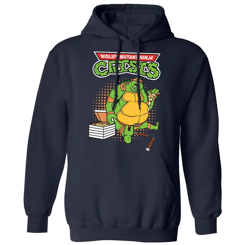 Midlife Mutant Ninja Crisis Classic Unisex Hoodie - 2