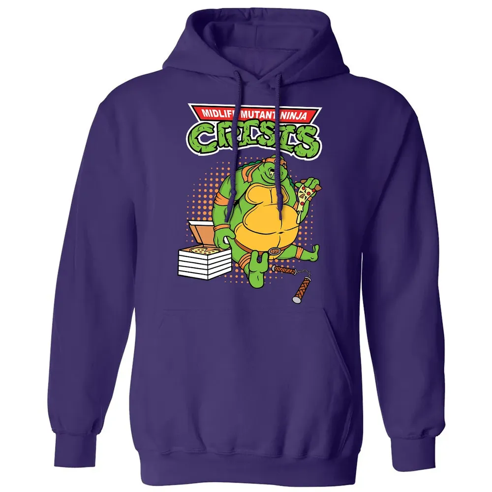Midlife Mutant Ninja Crisis Classic Unisex Hoodie - 6