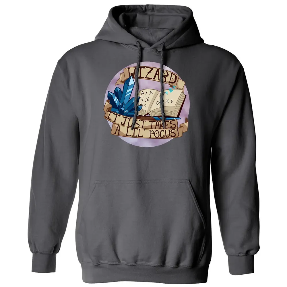 Wizard   It Just Takes a Lil Pocus Classic Unisex Hoodie - 7