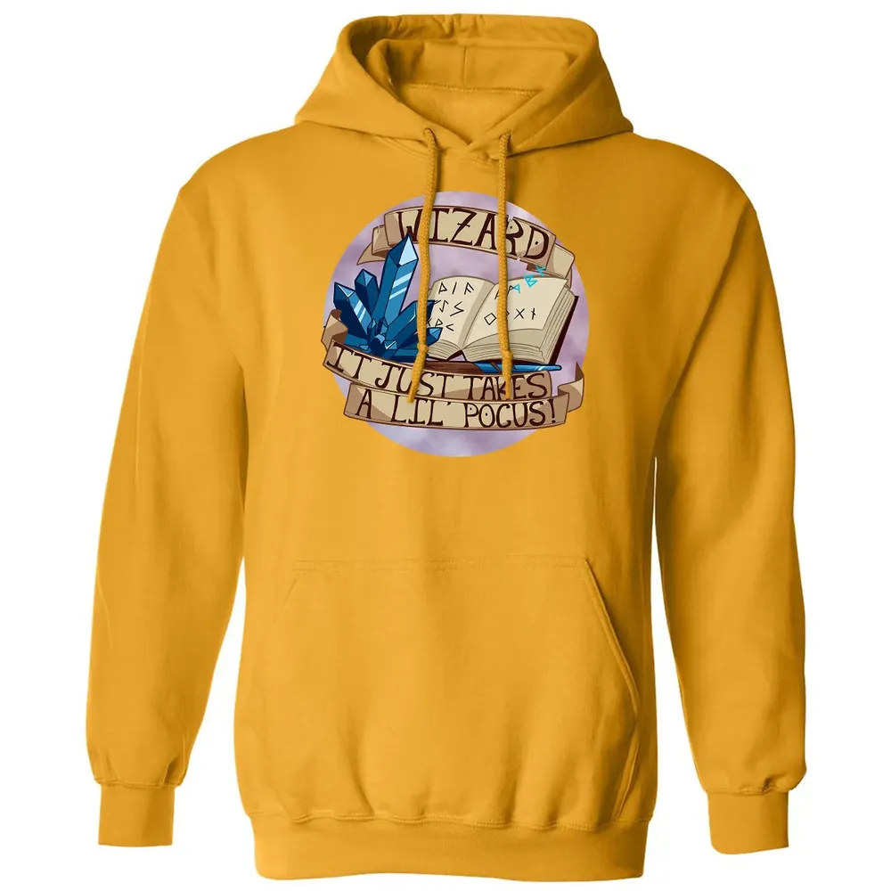Wizard   It Just Takes a Lil Pocus Classic Unisex Hoodie - 12