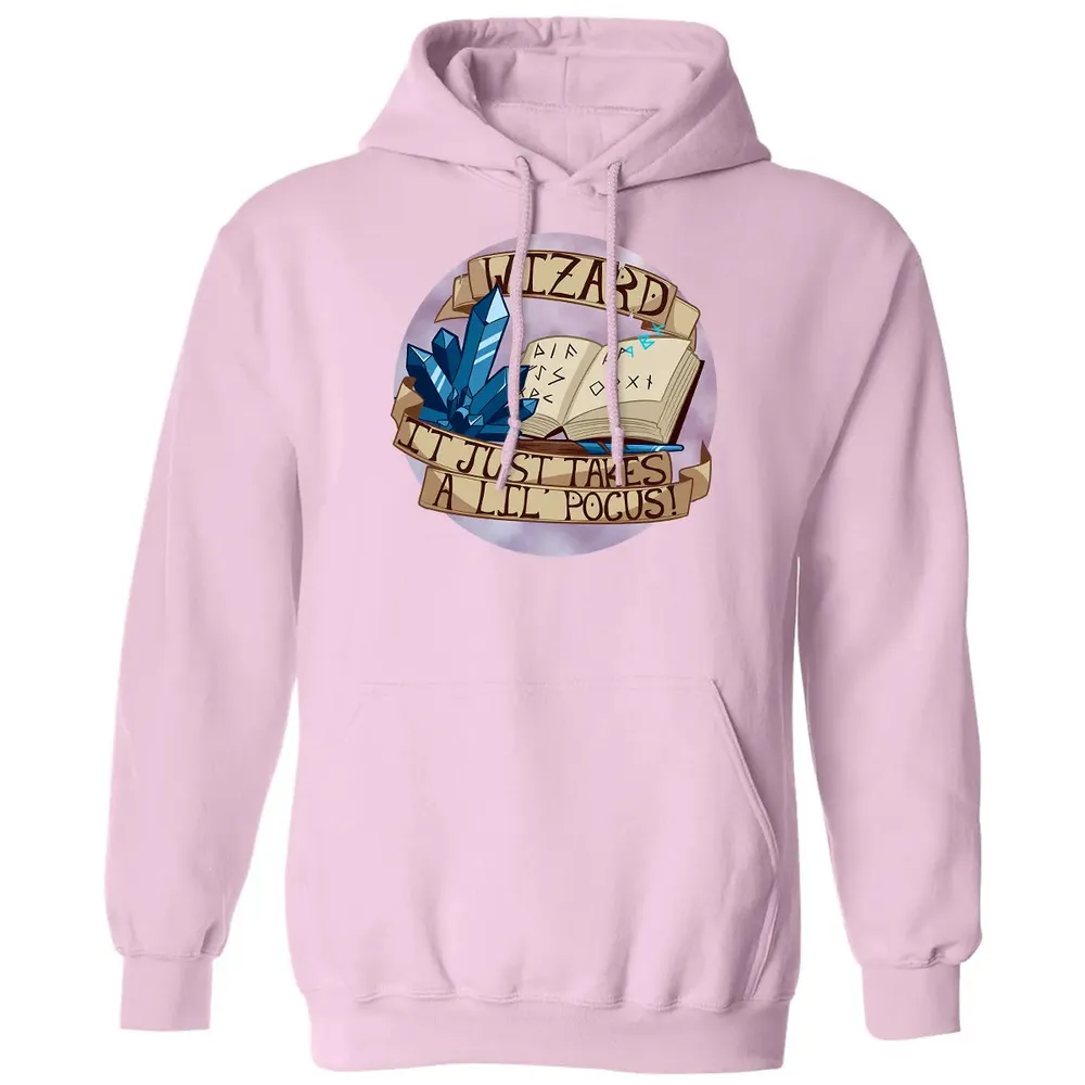 Wizard   It Just Takes a Lil Pocus Classic Unisex Hoodie - 3