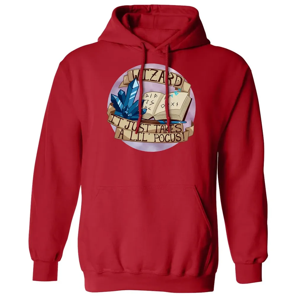 Wizard   It Just Takes a Lil Pocus Classic Unisex Hoodie - 5