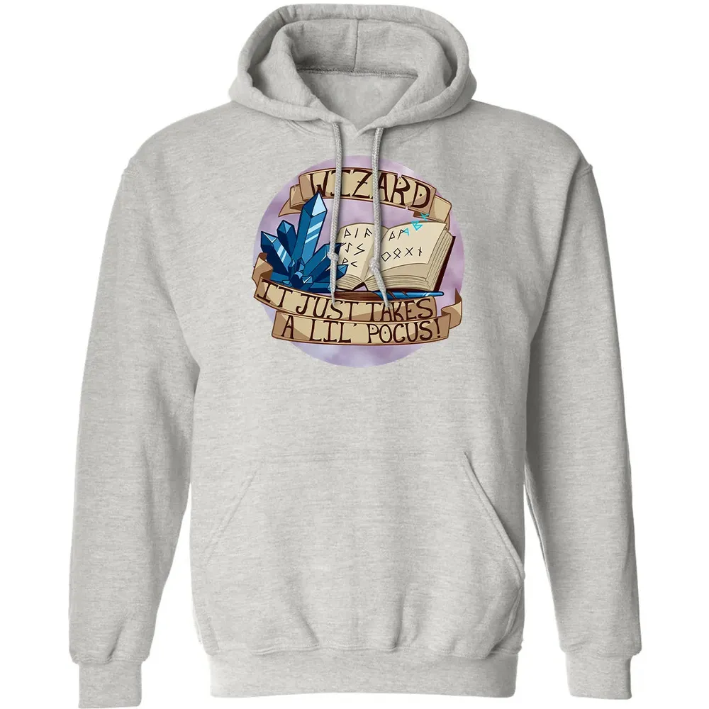 Wizard   It Just Takes a Lil Pocus Classic Unisex Hoodie - 8