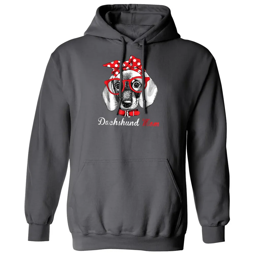 Dachshund Mom  for Doxie Wiener Lovers Mothers Day Gift Classic Unisex Hoodie - 7