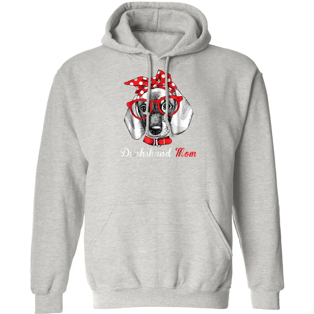 Dachshund Mom  for Doxie Wiener Lovers Mothers Day Gift Classic Unisex Hoodie - 8