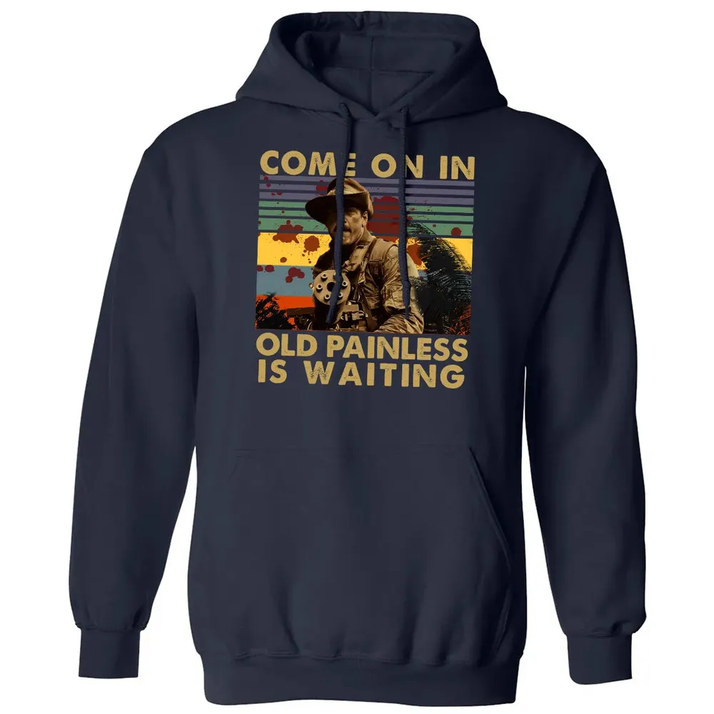 Old Painless Is Waiting Classic Unisex Hoodie - 2