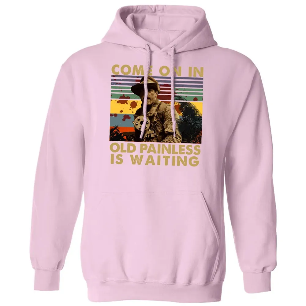 Old Painless Is Waiting Classic Unisex Hoodie - 3