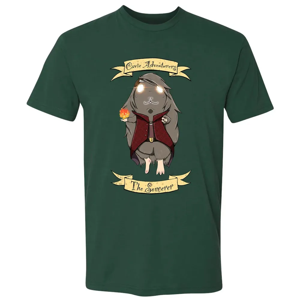 Cavie Adventurers - The Sorcerer Premium Unisex T-shirt - 12