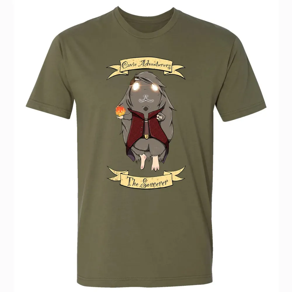 Cavie Adventurers - The Sorcerer Premium Unisex T-shirt - 5