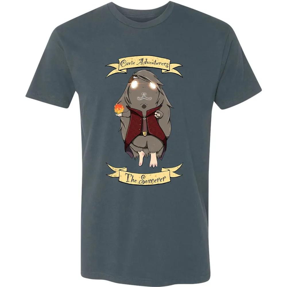 Cavie Adventurers - The Sorcerer Premium Unisex T-shirt - 14