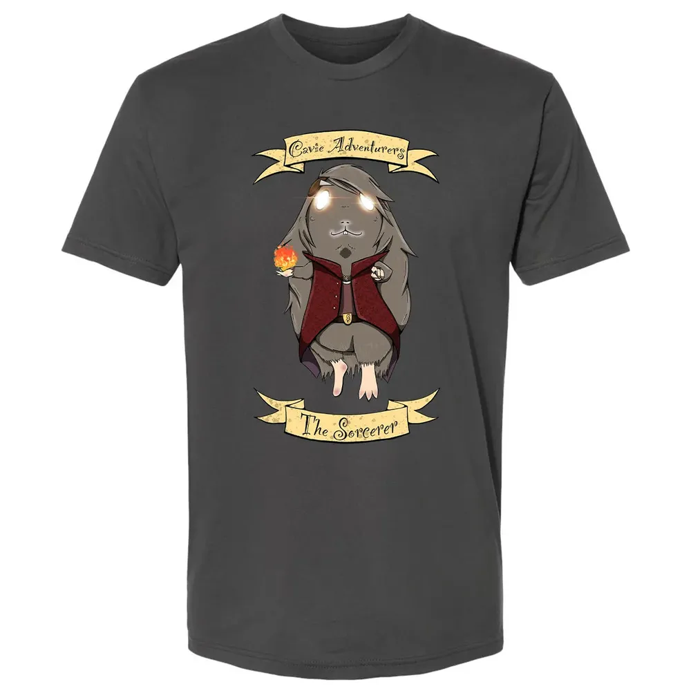 Cavie Adventurers - The Sorcerer Premium Unisex T-shirt - 8