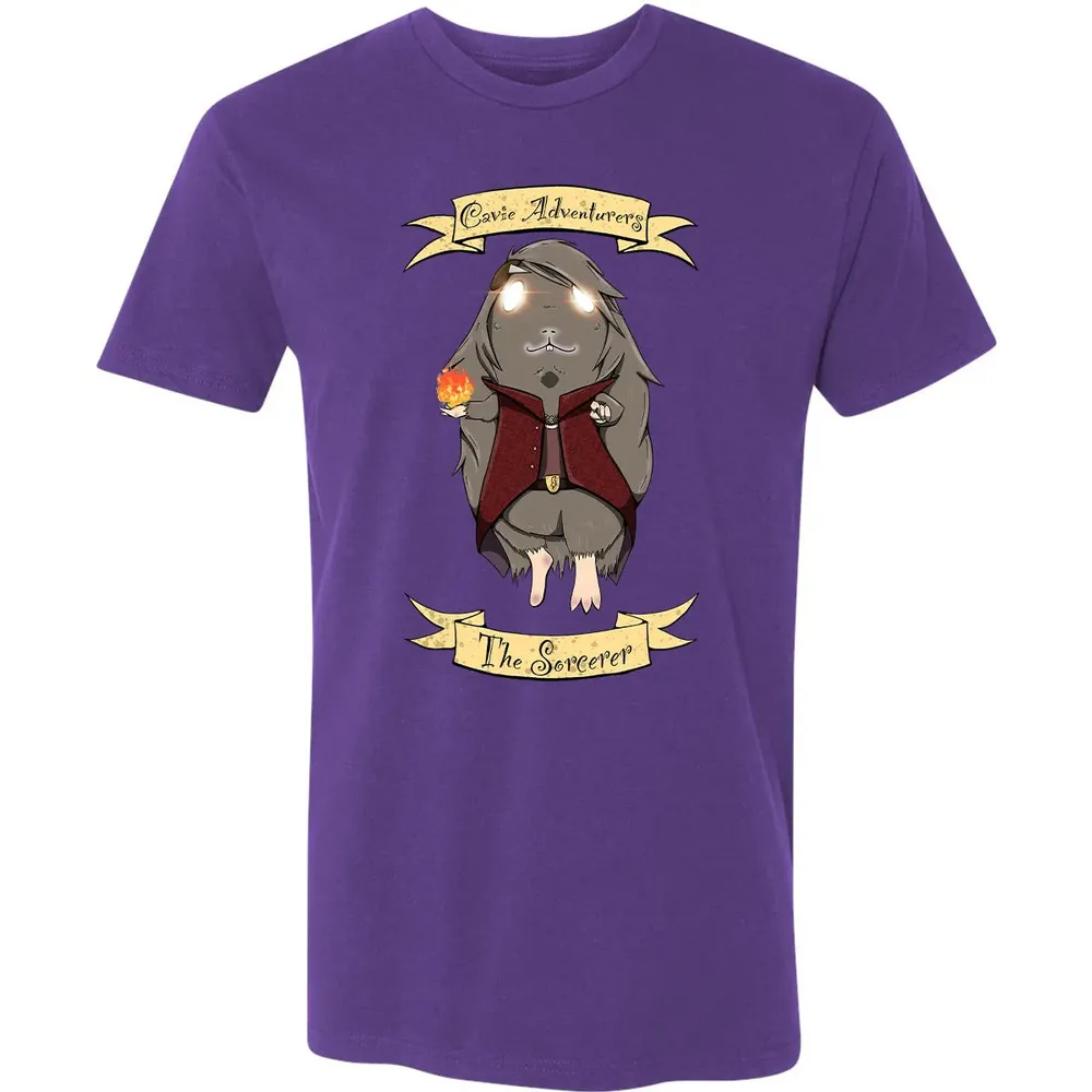 Cavie Adventurers - The Sorcerer Premium Unisex T-shirt - 7