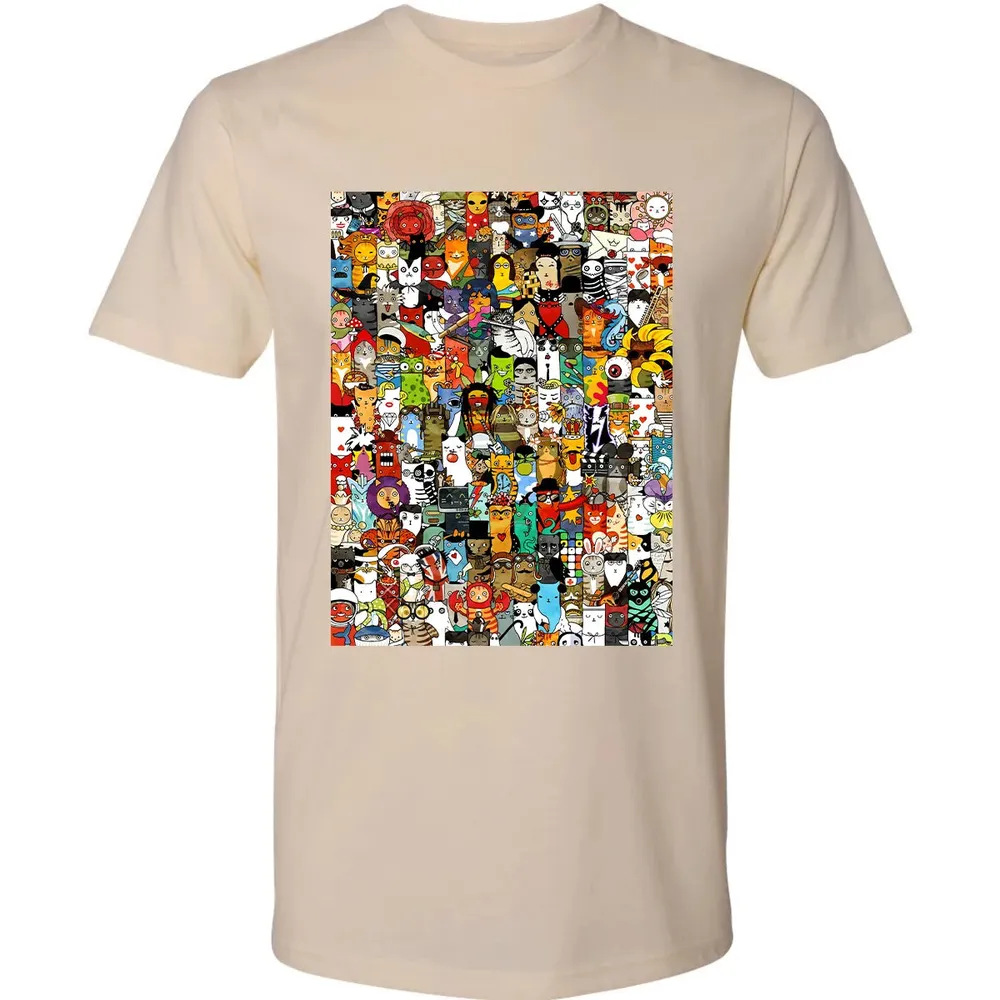 Cat Characters Premium Unisex T-shirt - 2
