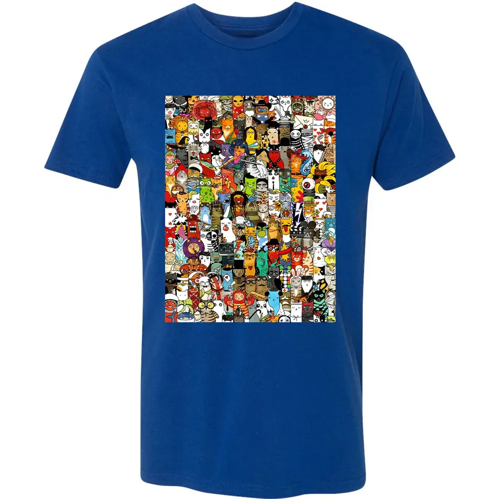 Cat Characters Premium Unisex T-shirt - 10