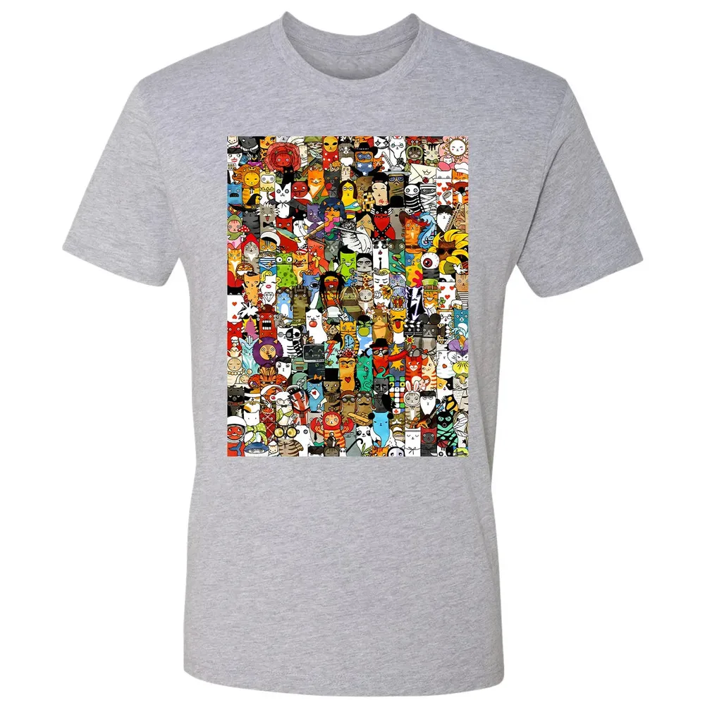 Cat Characters Premium Unisex T-shirt - 9