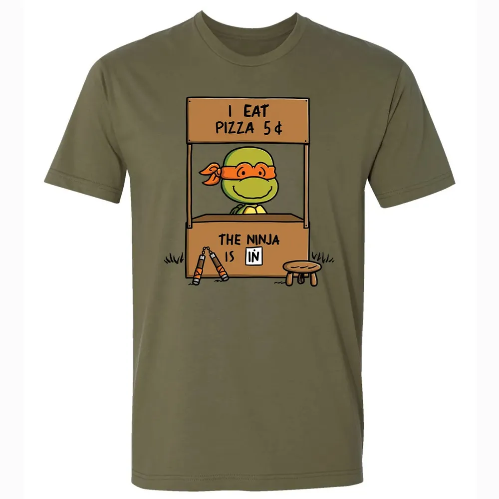 The Ninja Is In Premium Unisex T-shirt - 5