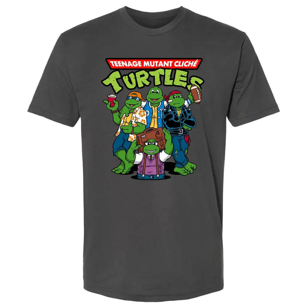ClicheÌ Turtles Premium Unisex T-shirt - 8