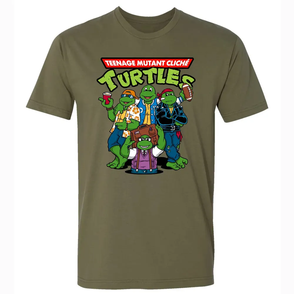 ClicheÌ Turtles Premium Unisex T-shirt - 5
