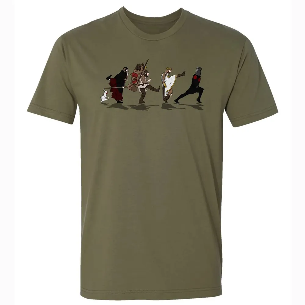 Walking Towards The Grail Premium Unisex T-shirt - 5