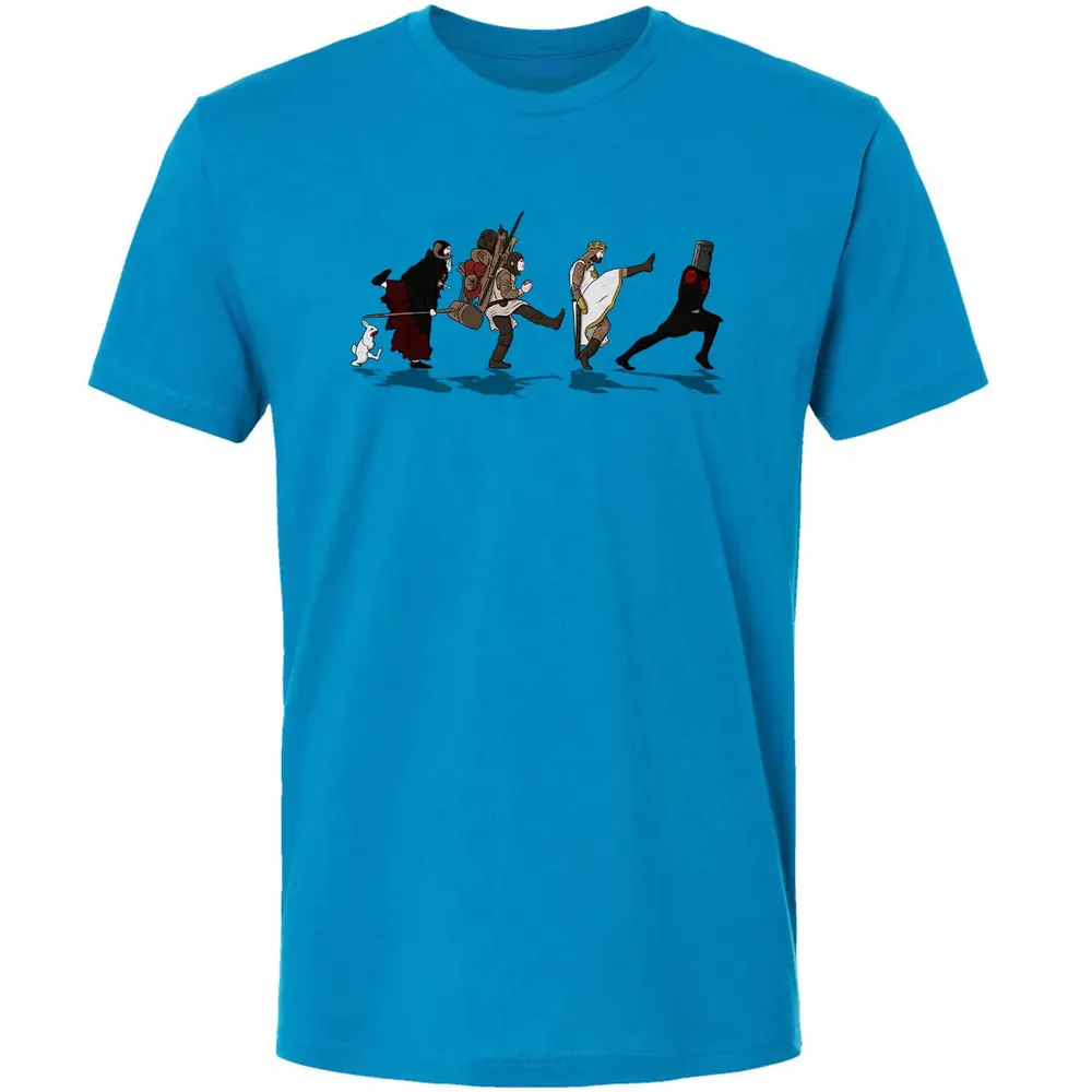 Walking Towards The Grail Premium Unisex T-shirt - 4