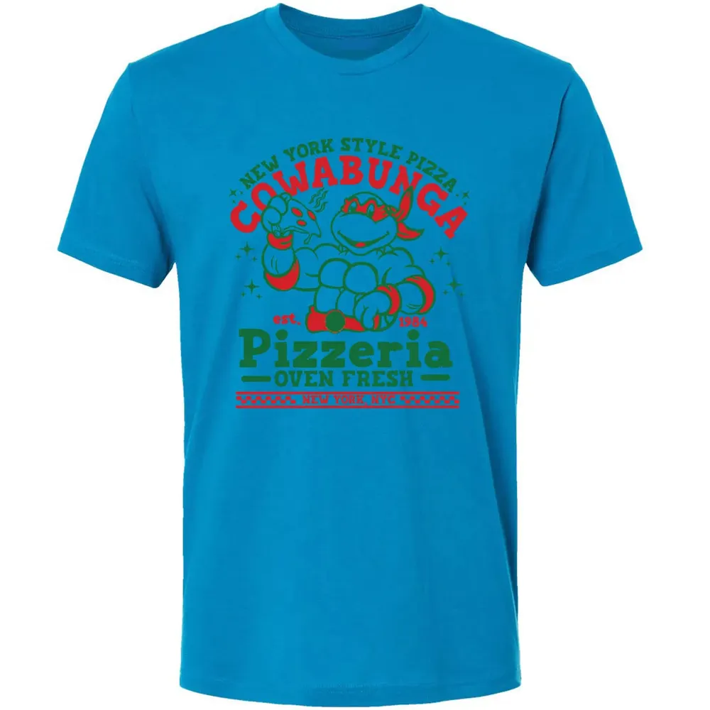 Cowabunga Pizzeria Premium Unisex T-shirt - 4
