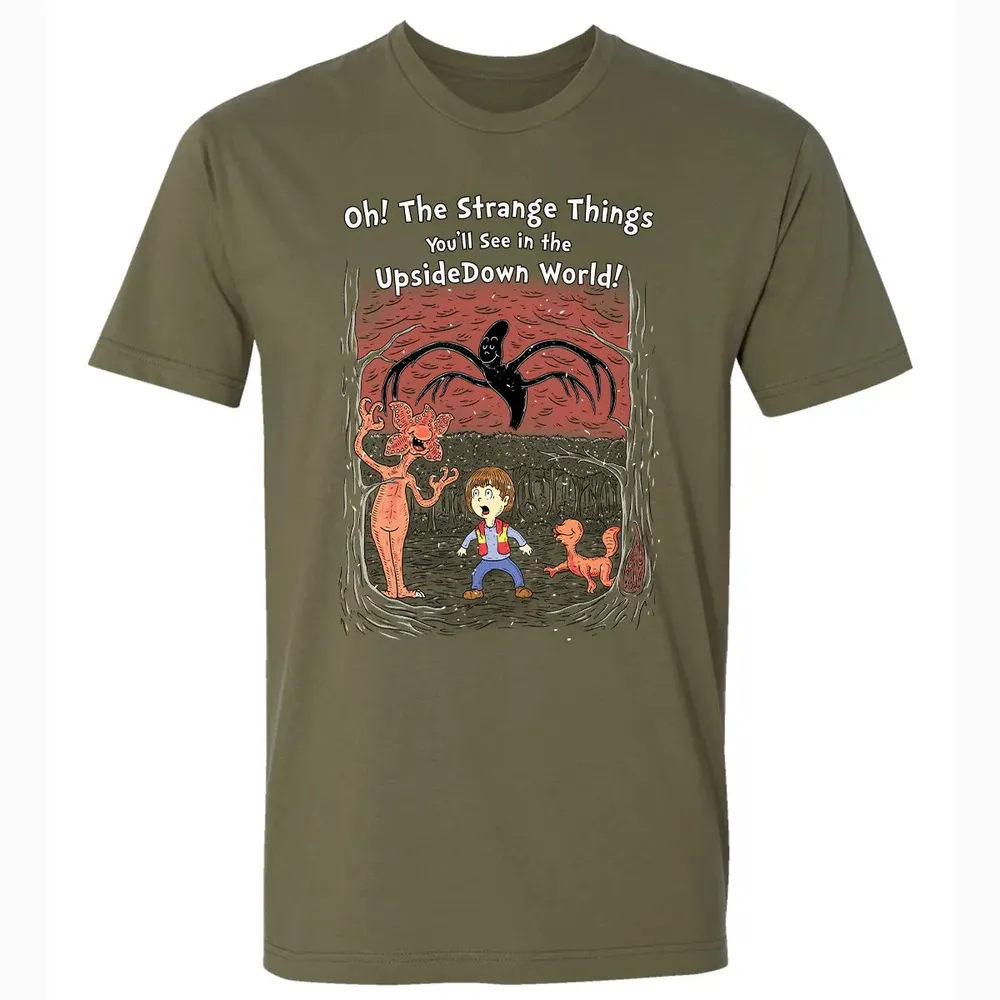 Youâ€™ll See In The Upsidedown World! Premium Unisex T-shirt - 5