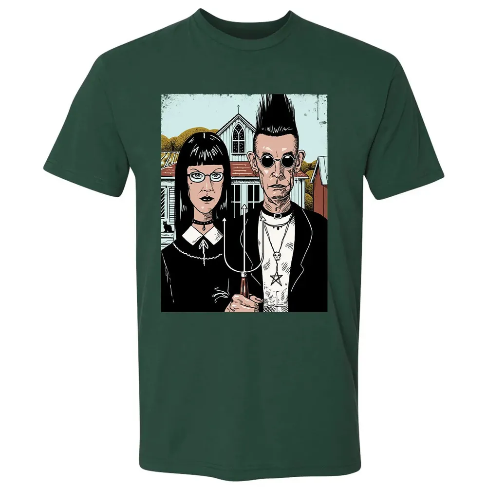 American Goth Premium Unisex T-shirt - 12