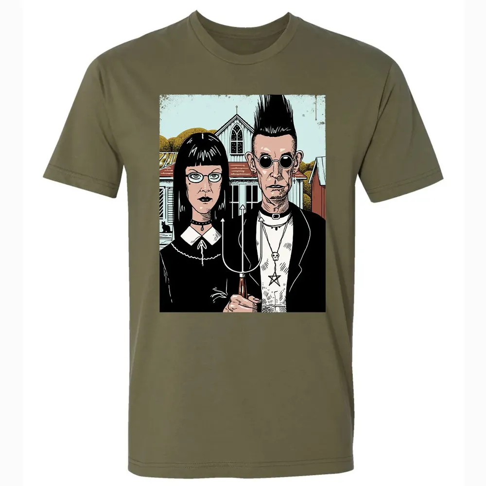 American Goth Premium Unisex T-shirt - 5