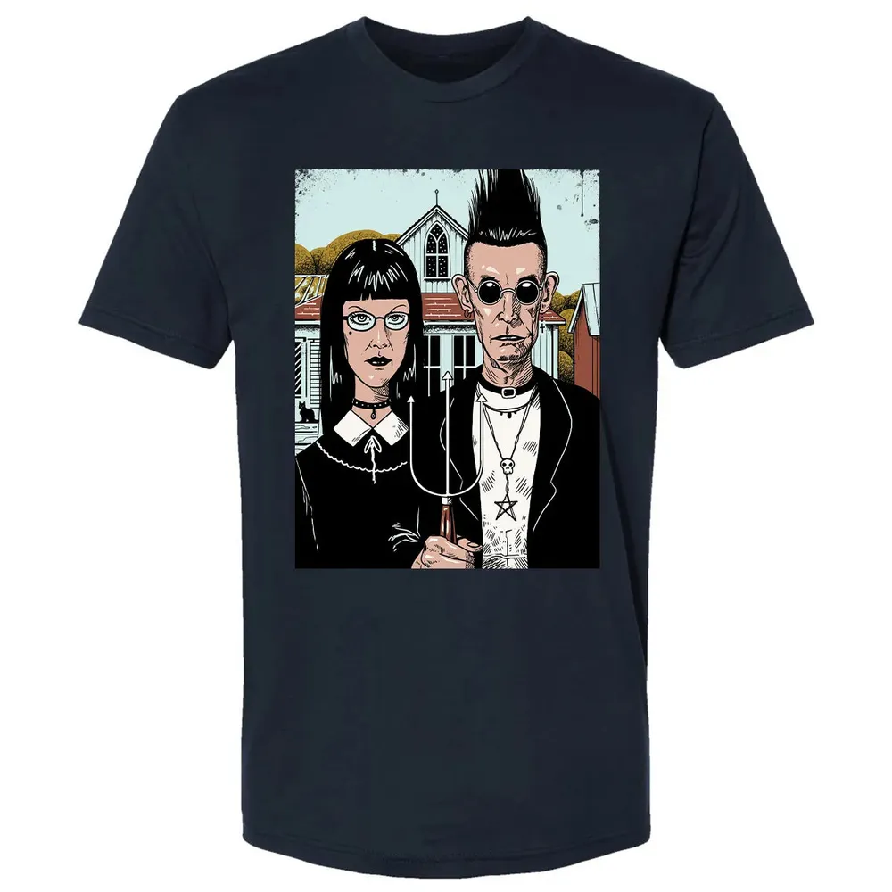 American Goth Premium Unisex T-shirt - 2