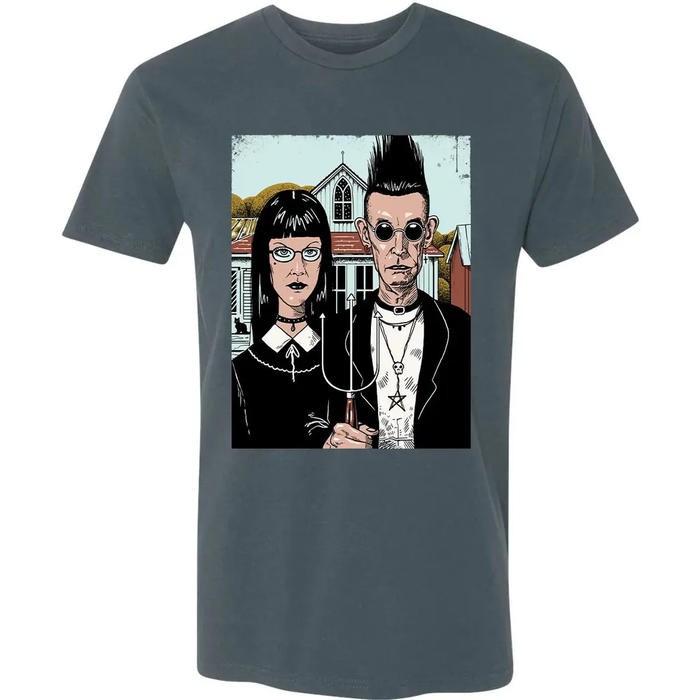 American Goth Premium Unisex T-shirt - 14