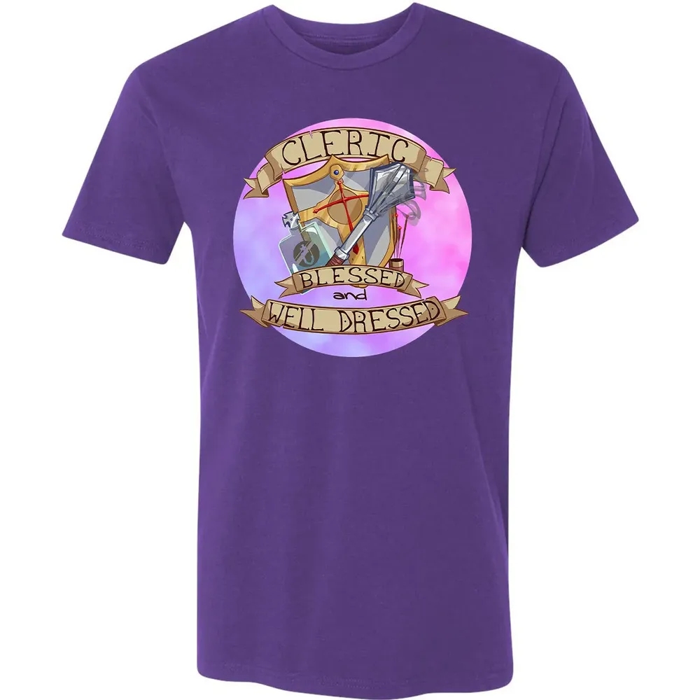 Cleric   Blessed and Well Dressed Premium Unisex T-shirt - 7