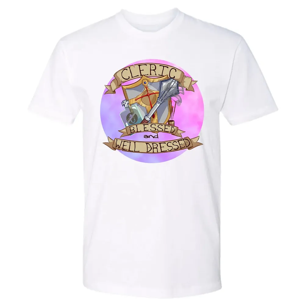 Cleric   Blessed and Well Dressed Premium Unisex T-shirt - 4