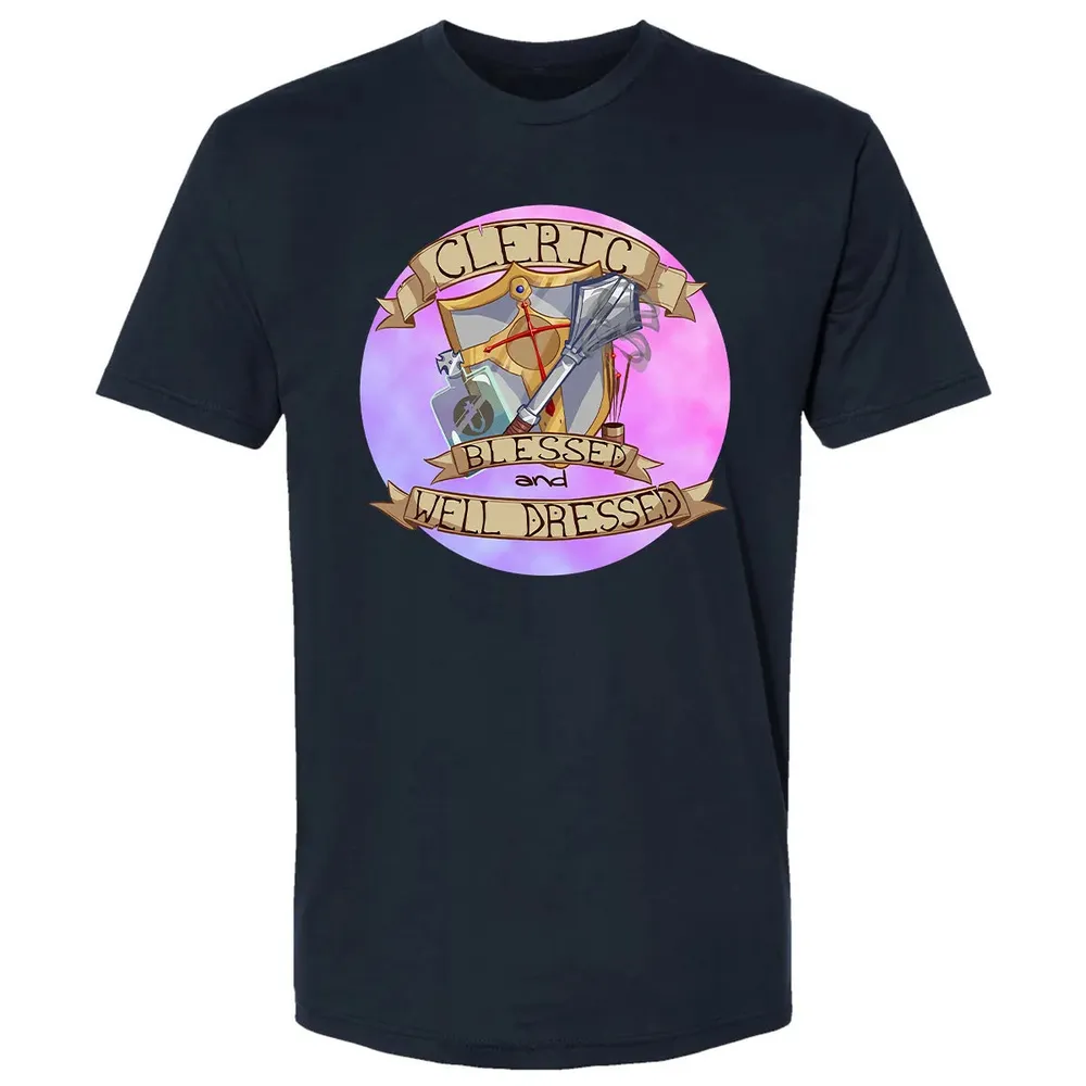 Cleric   Blessed and Well Dressed Premium Unisex T-shirt - 2