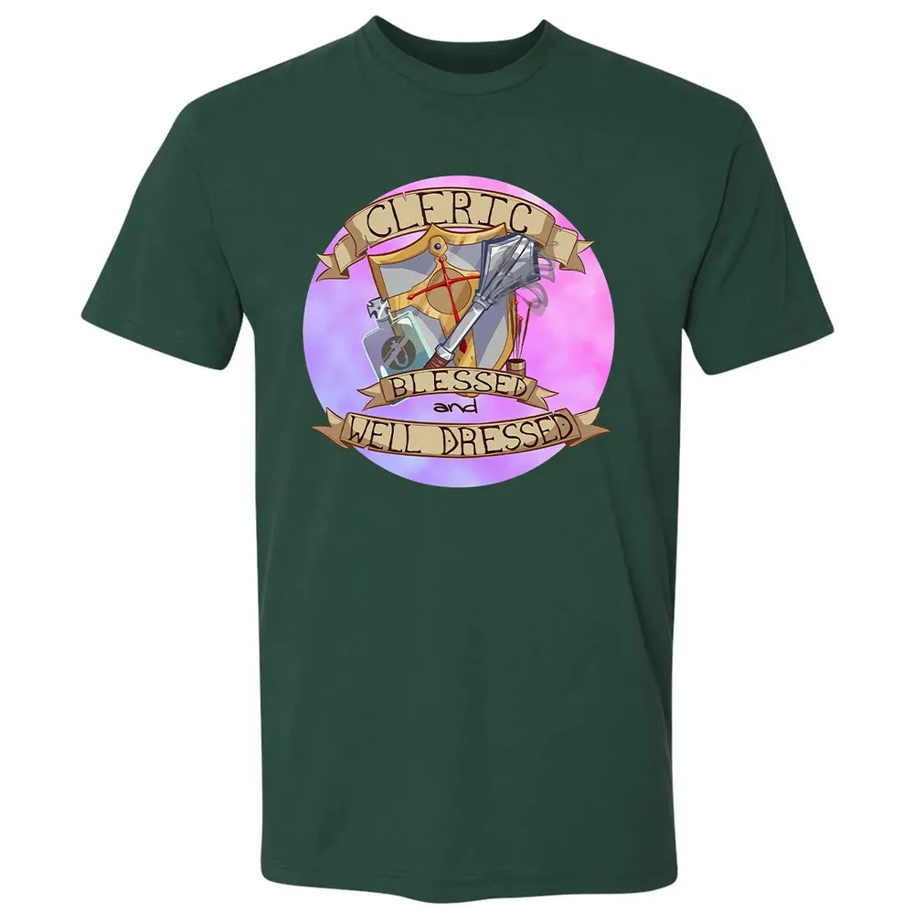 Cleric   Blessed and Well Dressed Premium Unisex T-shirt - 12
