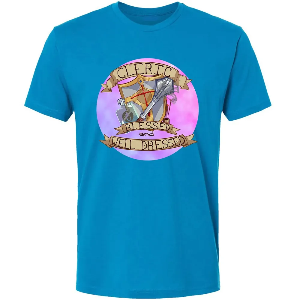 Cleric   Blessed and Well Dressed Premium Unisex T-shirt - 15