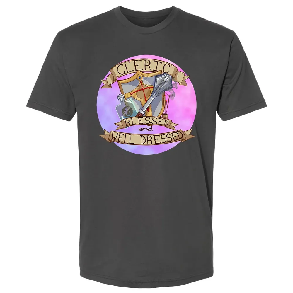Cleric   Blessed and Well Dressed Premium Unisex T-shirt - 8