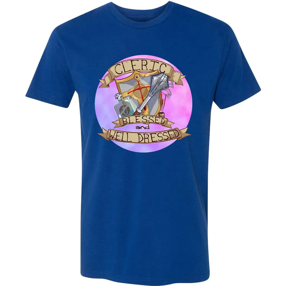 Cleric   Blessed and Well Dressed Premium Unisex T-shirt - 10