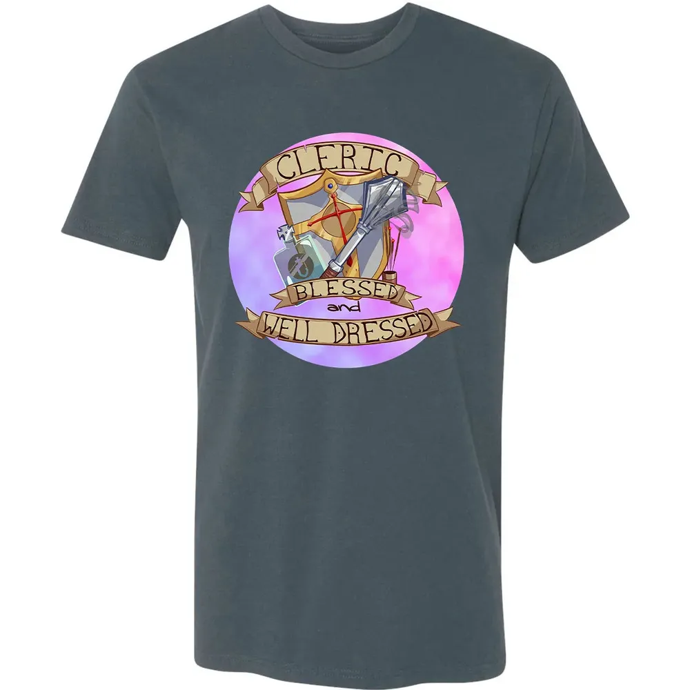 Cleric   Blessed and Well Dressed Premium Unisex T-shirt - 14