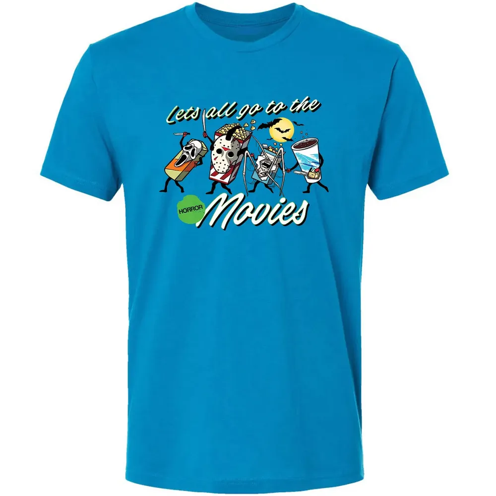 All Go To The Horror Movies Premium Unisex T-shirt - 4
