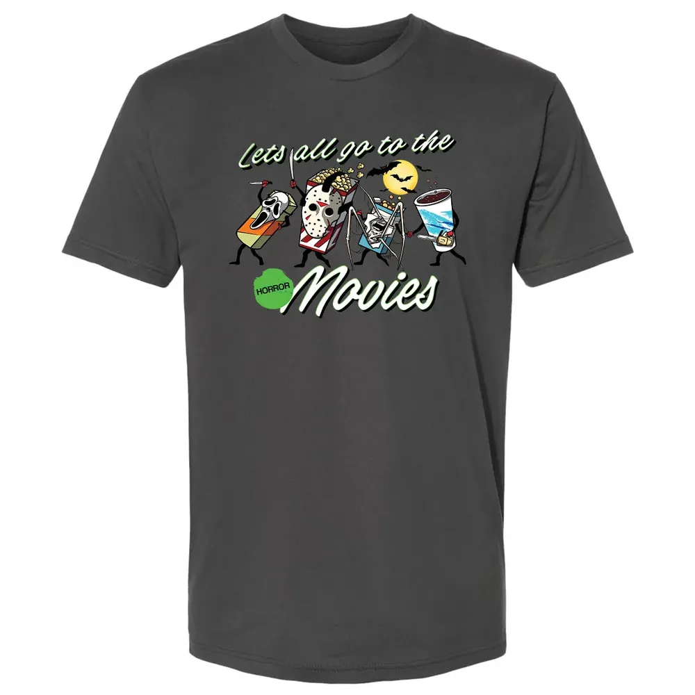 All Go To The Horror Movies Premium Unisex T-shirt - 8