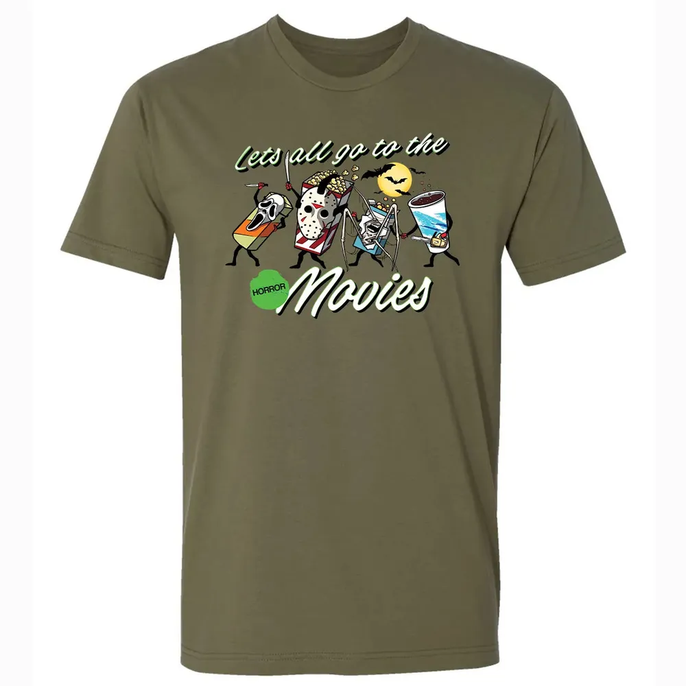 All Go To The Horror Movies Premium Unisex T-shirt - 5