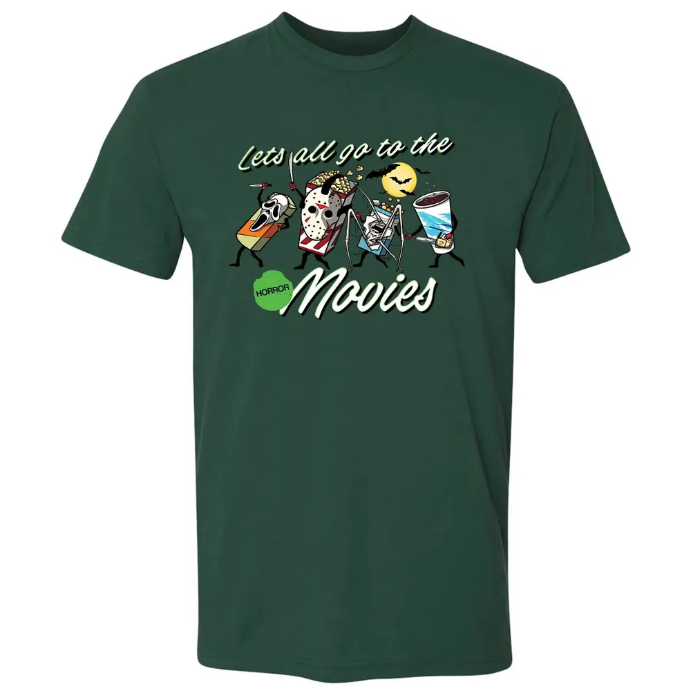All Go To The Horror Movies Premium Unisex T-shirt - 12