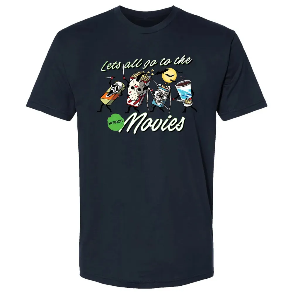 All Go To The Horror Movies Premium Unisex T-shirt - 13