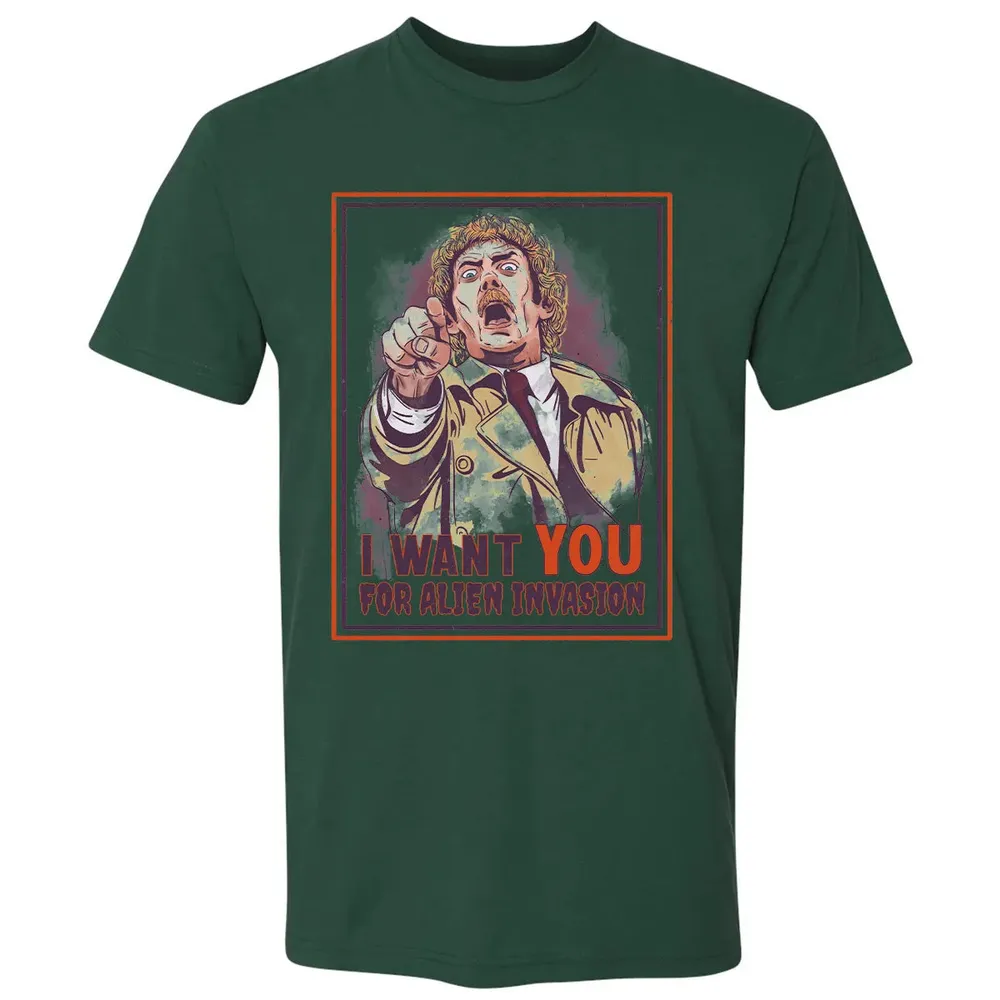 I Want You for Alien Invasion Premium Unisex T-shirt - 12