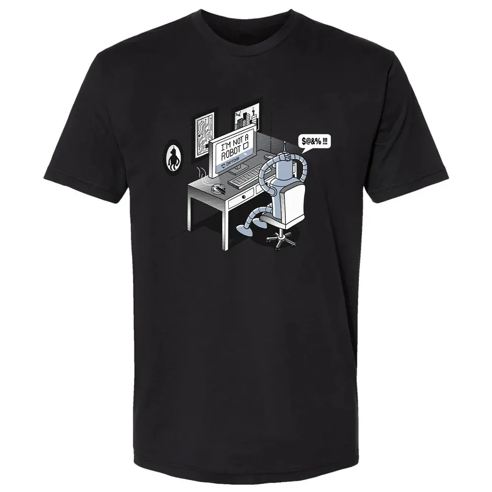 Im Not A Robot Premium Unisex T-shirt - 15