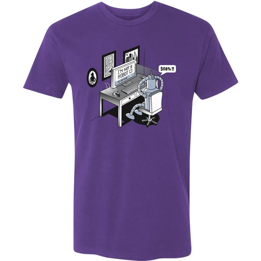 Im Not A Robot Premium Unisex T-shirt - 7