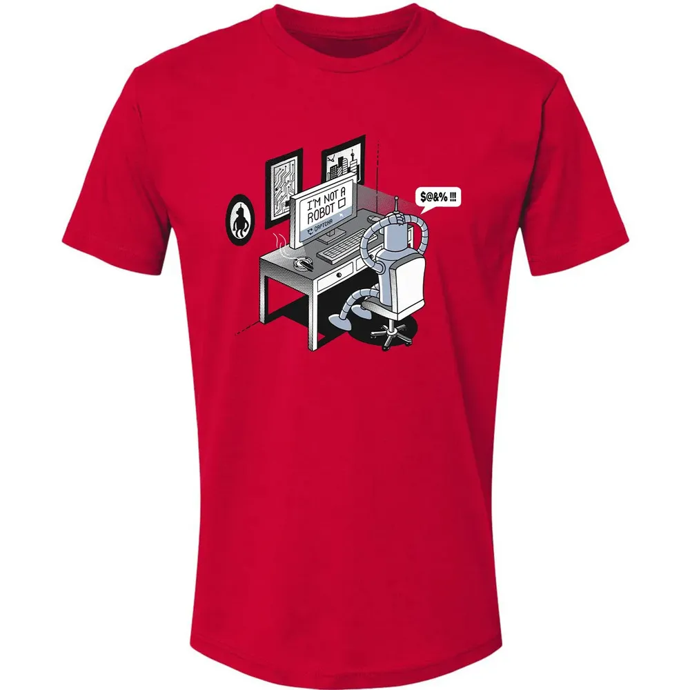 Im Not A Robot Premium Unisex T-shirt - 6